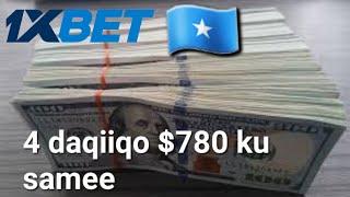 XOGTA 1XBET - 1-Minute Event - $790 4 daqiiqo ku Samee