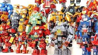 Amazing Lego Iron Man 2019 Hall of Armor Mechanical Suit Collection Official & Unofficial Sets