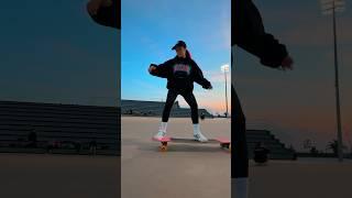 Сложные трюки на лонгборде на закате в Сочи / Hard Longboard tricks with sunset 