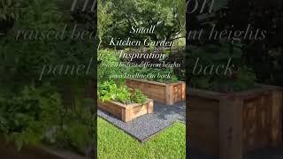 Small Kitchen Garden Transformation #kitchengarden #gardendesign