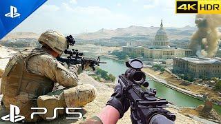 BLACK OPS 6 ATTACK ON CIA BLACK SITE WASHINGTON DC | REALISTIC Ultra Graphics Gameplay COD 4K60FPS