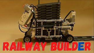 RAILWAY BUILDING MACHINE | Lego Mindstorms Ev3 | MOC (with building instructions)