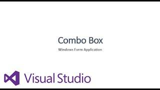 Combo Box in Windows Form application| C# programming language