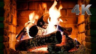 8 Hours Burning Fireplace: Cozy Crackling Logs and Soothing Glow for Deep Sleep and Relaxation 4K 