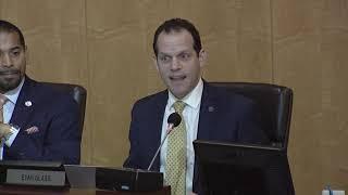 Councilmember Evan Glass introduces the Oversight and Small Business Investment Act