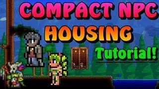 Compact NPC House Design - Terraria