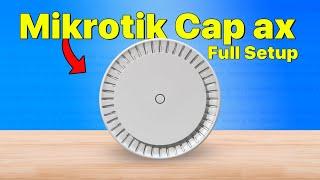 MikroTik cAP ax Gen 6 Setup | Unboxing & Review