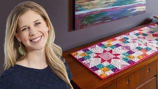 How to Make a Shimmering Stars Table Runner - Free Project Tutorial