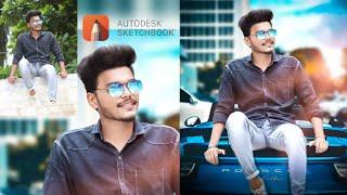 Boy on porche car manipulation photo editing/Latest tutorial 2020/MS EDITINGX #ms