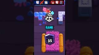 Rank 35 Game Clutch  #brawlstars #rank30 #rank35 #gray