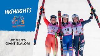 JWSC Tarvisio 2025 - Women's Giant Slalom Highlights | FIS Alpine