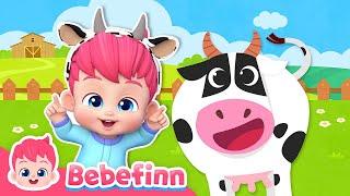 Lola the CowㅣEP150ㅣAnimal Songs for KidsㅣBebefinn Nursery Rhymes