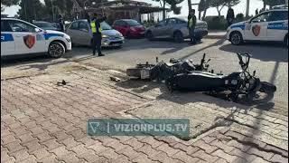 Përplasen dy motomjete në Shëngjin, një i plagosur - Vizion Plus