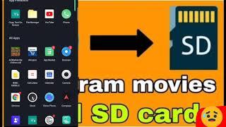 Telegram movies ko sd card me transfer kaise kare!! telegram movies on sd card (Not a fake trick)