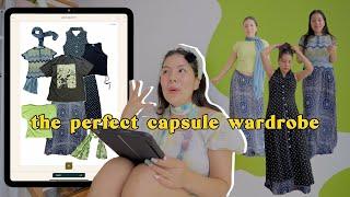 this is the EASIEST way to make a capsule wardrobe | +30 outfits!