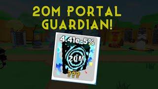 I  HATCHED A 20M PORTAL GUARDIAN! Clicker Simulator