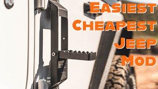 Jeep JL Door Hinge Steps Install