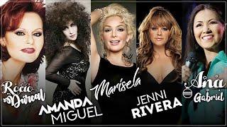 Ana Gabriel, Rocío Dúrcal, Amanda Miguel, Marisela Y Jenni Rivera Exitos Mix  Viejitas & Bonitas