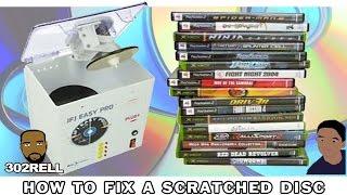 How to repair damaged scratched video games cd dvd blu ray movies - JFJ Easy Pro Disc Resurfacer