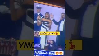 Melania is dancing in YMCA song#ymca #melaniatrump #ymcadance #firstlady #green #trump2025 #usatoday