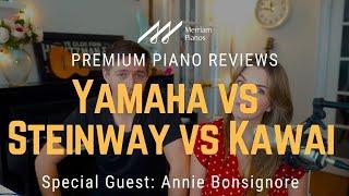  Yamaha CFX vs Hamburg Steinway D vs Kawai SK-EX Piano Comparison | Can Stu Tell The Difference?﻿