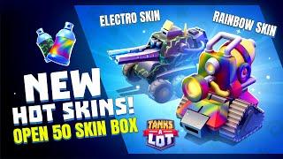 New Hot Skins || Open 50 Skins Box || Tanks A Lot