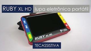 Tecassistiva | Lupa Eletrônica Portátil Ruby XL HD