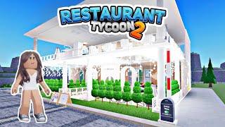 Restaurant Tycoon 2 | Roblox | Step by Step Tutorial | Fancy Restaurant | Design with Me