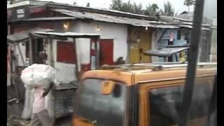 Mombasa bus trip to Tanga in Tanzania Sept 2010. wmv