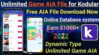 Download Game AIA File for Kodular free 2022. How to make game in kodular builder Hindi.