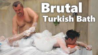 Brutal Turkish Bath and Massage, Hammam // Turkey Travel 2021