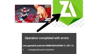 HOW TO SOLVE Unexpected END OF ARCHIVE IN ZARCHIVER/KAITA KID