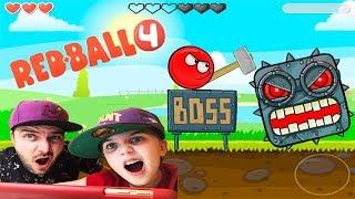 ИЗ МАЙНКРАФТ В РОБЛОКС и в RED BALL 4 ДЕРЕМСЯ С БОСС ПРОХОЖДЕНИЕ