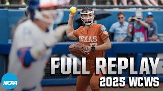 Texas vs. Florida: 2025 Women's College World Series | FULL REPLAY