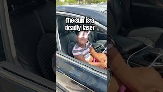 The sun is a deadly laser in FL, #funny #funnyshorts #fyp #trending #shorts #viral