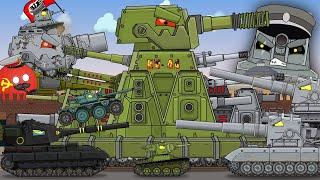 Heroes Don't Die! KV-44-M2 and other Monsters - Cartoons about tanks