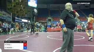 120 Lbs Rnd Of 32 Alyeus Craig Kansas Vs Anthony Aniciete Nevada