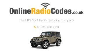  Jeep Wrangler Radio Code Unlock Your Stereo With The PIN Decode