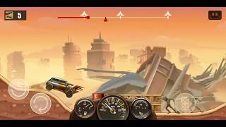 Игра на андроид. Давлю трупаков на зомби мобиле/Hill Racing - Earn To Climb/Android Game FHD