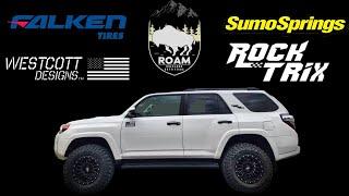 4Runner TRD Off Road build, Westcott Designs, Sumo Springs, Falken, and Rock Trix! Clean Build!!