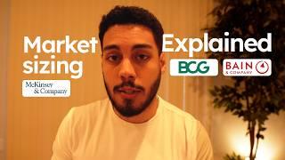 How to solve a market sizing case effectively (live walkthrough from an ex BCG Consultant)