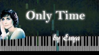 Enya - Only Time - EASY Piano Tutorial