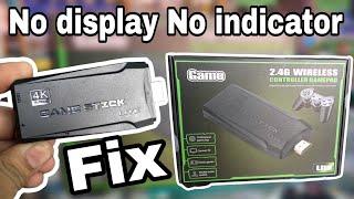 How to Fix Gamestick 4k lite issues No Indicator No LED No display