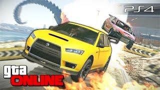 GTA 5 Online (PS4) - Смертельная гонка! #117