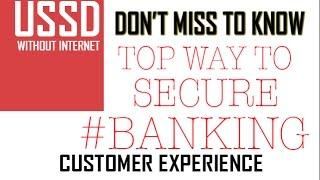 USSD SECURE BANKING | Without Internet