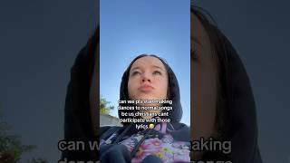 lyrics be absolutely wild  | #christian #dance #jesuslovesyou #shorts #relatable