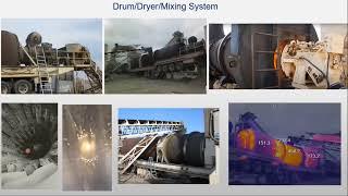 Drum Dryer on the Asphalt Plant