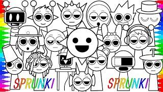 Incredibox Sprunki New Coloring Pages| How to Color ALL SPRUNKI ORIGINAL Version | NCS MUSIC