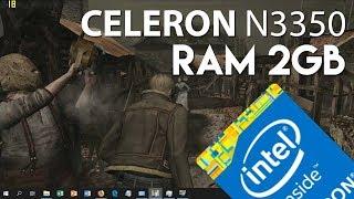 Intel Celeron N3350 (HD Graphics) running Resident Evil 4 (RAM 2GB!!!)