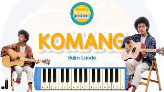 NOTASI LAGU KOMANG - RAIM LAODE | Belajar Pianika